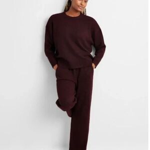State of Day Indulge & Rest Sweater and Pants Loungewear Set 2 piece M/L/XL